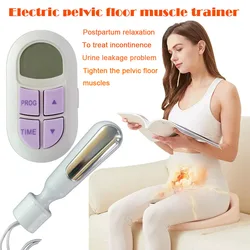 Electric Pelvic Muscle Trainer Pelvic Floor Muscle Stimulator Vaginal Trainer Improve Incontinence Tighten the Vagina