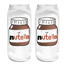 Women's 3D Food Character Socks Nutella #6