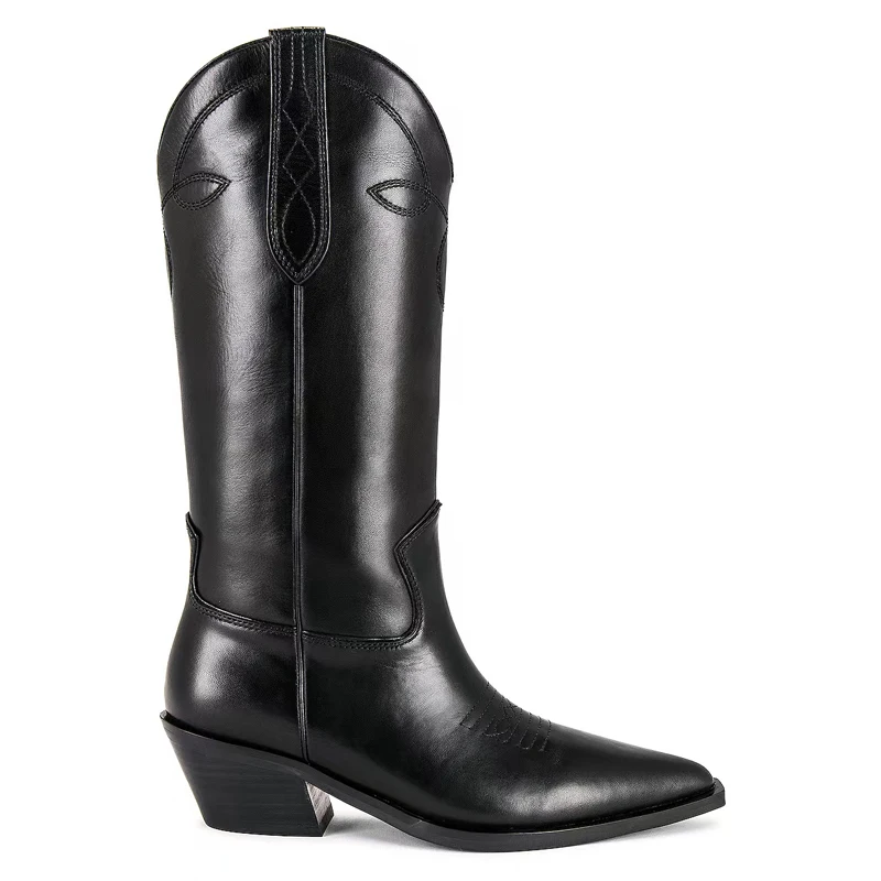 Krazing Pot 2025 Women's Western Boots Embroidered Brown 3