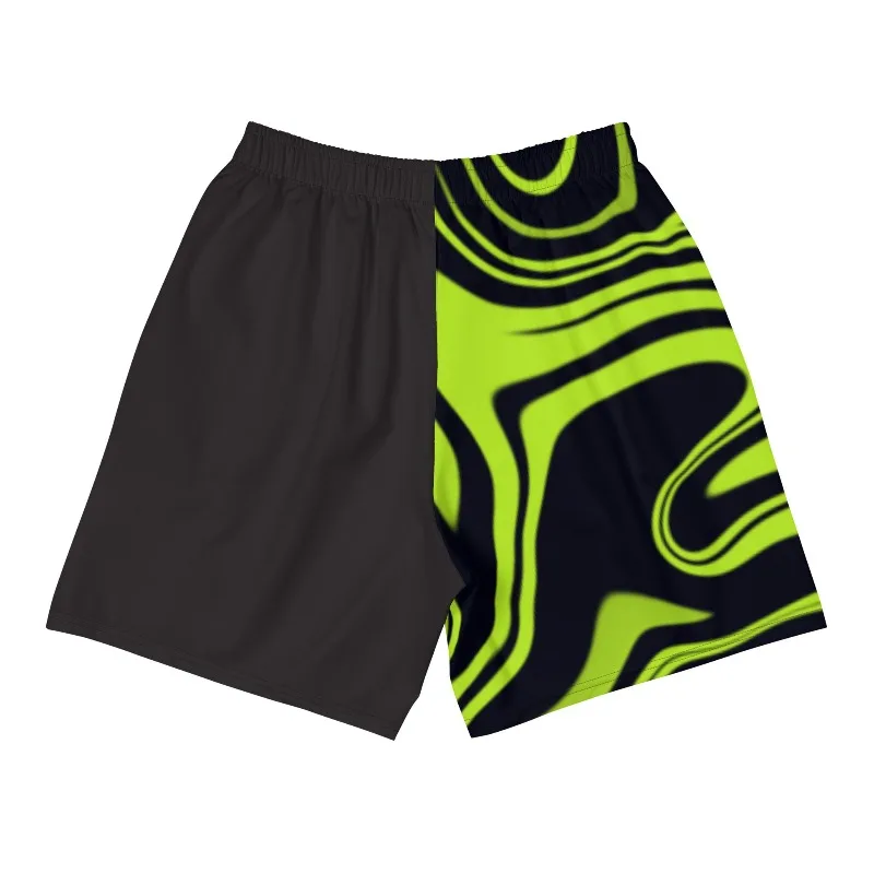 Fluorescent Color Blocked Beach Pants Dopamine Explosive Street Summer Casual Children's Adult Couple Vacation Sports Shorts
