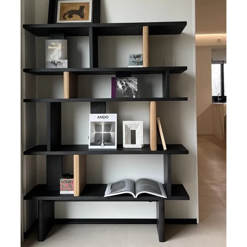 

One-piece Wall-mounted Bookcases Living Room Floor-standing Storage Rack Bookcases Display Creative Furniture Rayonnages JTB