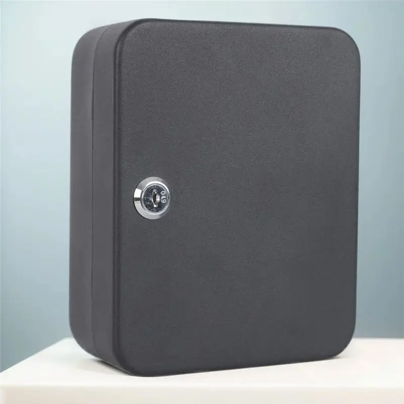 [NEW A09R!】 Combination Key Cabinet 20 Key Hooks Key Box Wall Mounted Locking Key Organizer Key Cabinet Security Lock Box