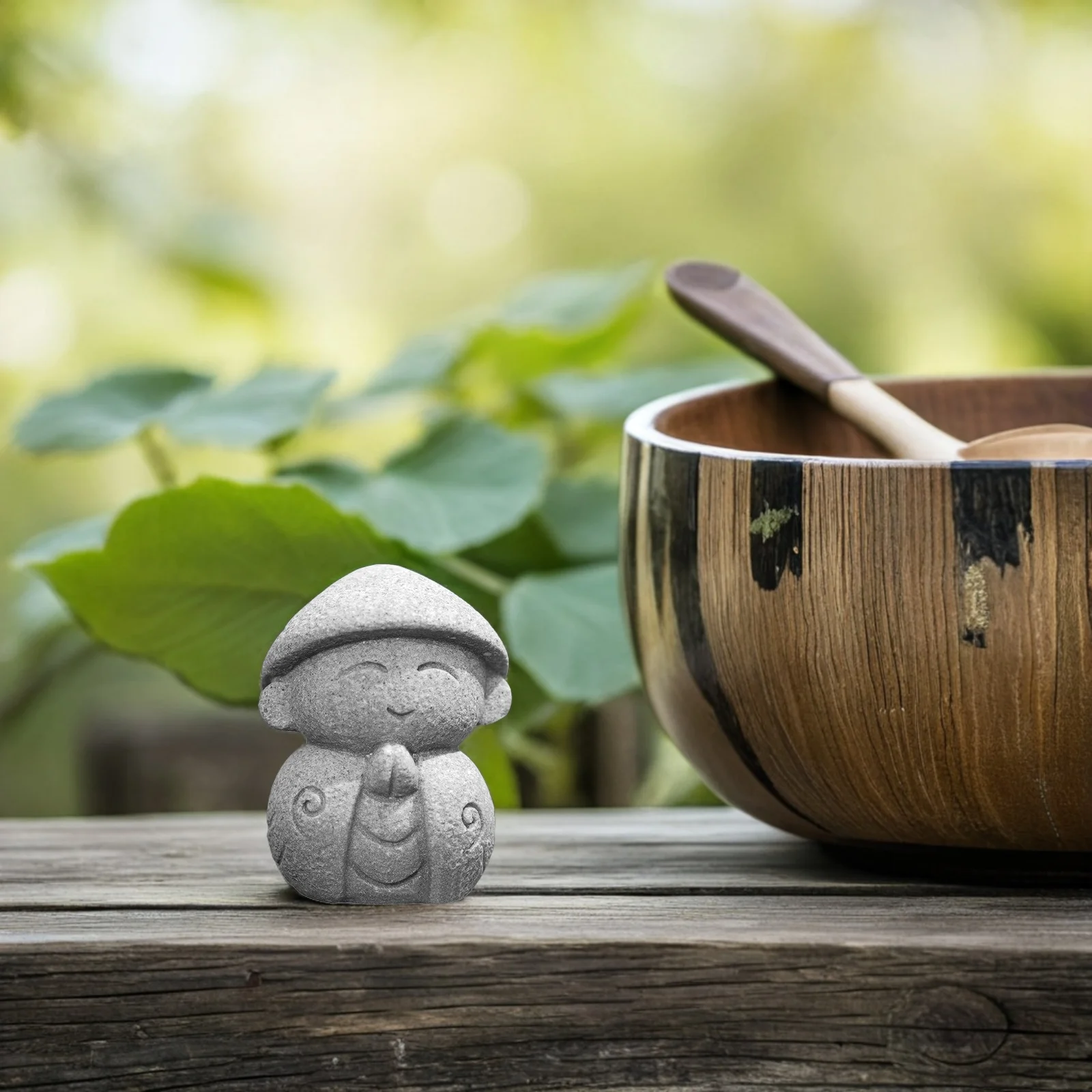 

Maitreya Buddha Animal Bonsai Decor Mini Fish Tank nament Desktop Scene Small Statue Tea Table Decoration Craft