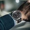 2025 PINDU 디자인 남자 손목 시계 톱 브랜드 럭셔리 로봇 우주 비행사 우주 시리즈 시계 남자 사파이어 빛나는 방수 시계 3