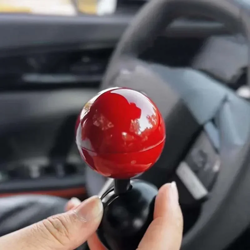 1PCS Push Start Button Joystick Ball Creative One Key Rocker Interior Ornament Engine Start Modificatio Lever Car Accessories