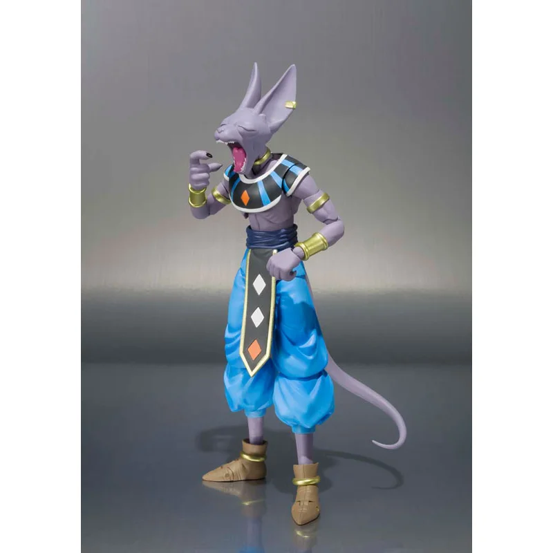 100% Original Bandai S.H. Figuarts SHF Beerus Dragon Ball Super In Stock Anime Action Collection Figures Model Toys