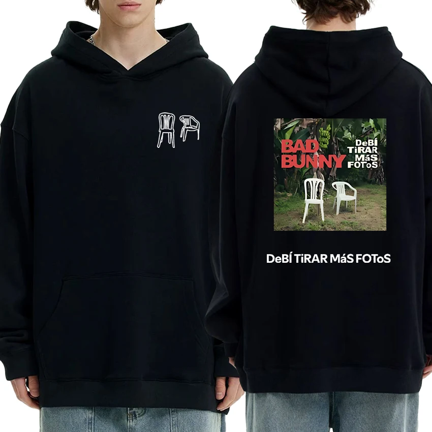 

Hot Rapper Bad Bunny Merch Hoodie DeBÍ TiRAR MáS FOToS Album Fleece Street Hip Hop Men Women Sweatshirt vintage Unisex Pullover