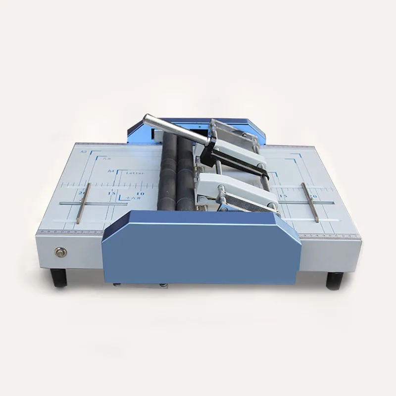 A3 Large Format All-in-One Book Folding Binding Machine Electric Stapler with Stapling and Folding Features for Office Use