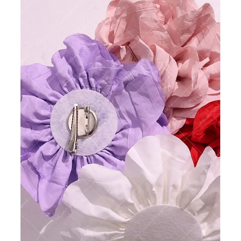 16CM Personality Exaggerated Elegant Big Flower Brooch for Women Girl  Dinner Dress Pin Wedding Host Suit Corsage HUANZHI 2024