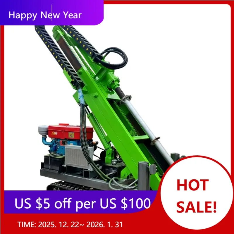 

【Factory】Screw Ground Machine Portable Pile Driver For Sale