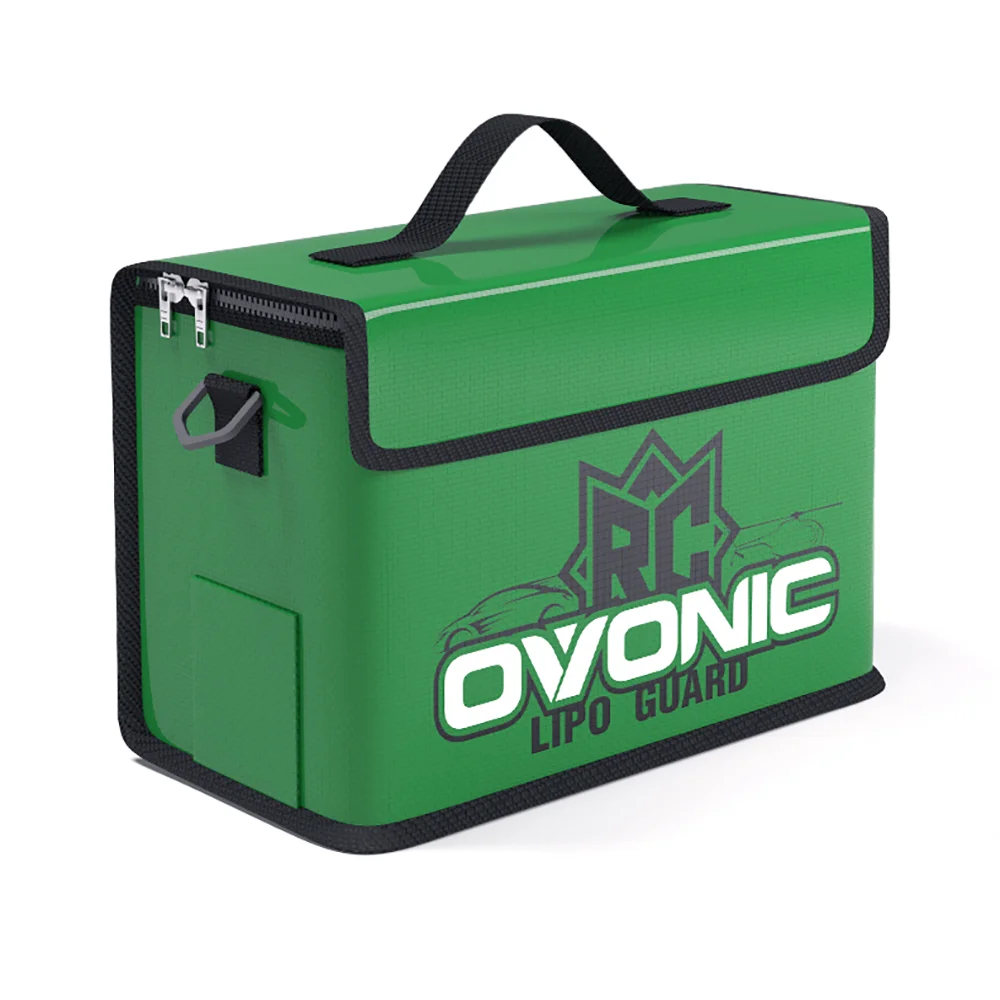 Ovonic LiPo-Akku-Sicherheitsbeutel, flammhemmend und wasserdicht, tragbar, handlich, zur sicheren Aufbewahrung und zum Laden, große Kapazität. – Detail 21