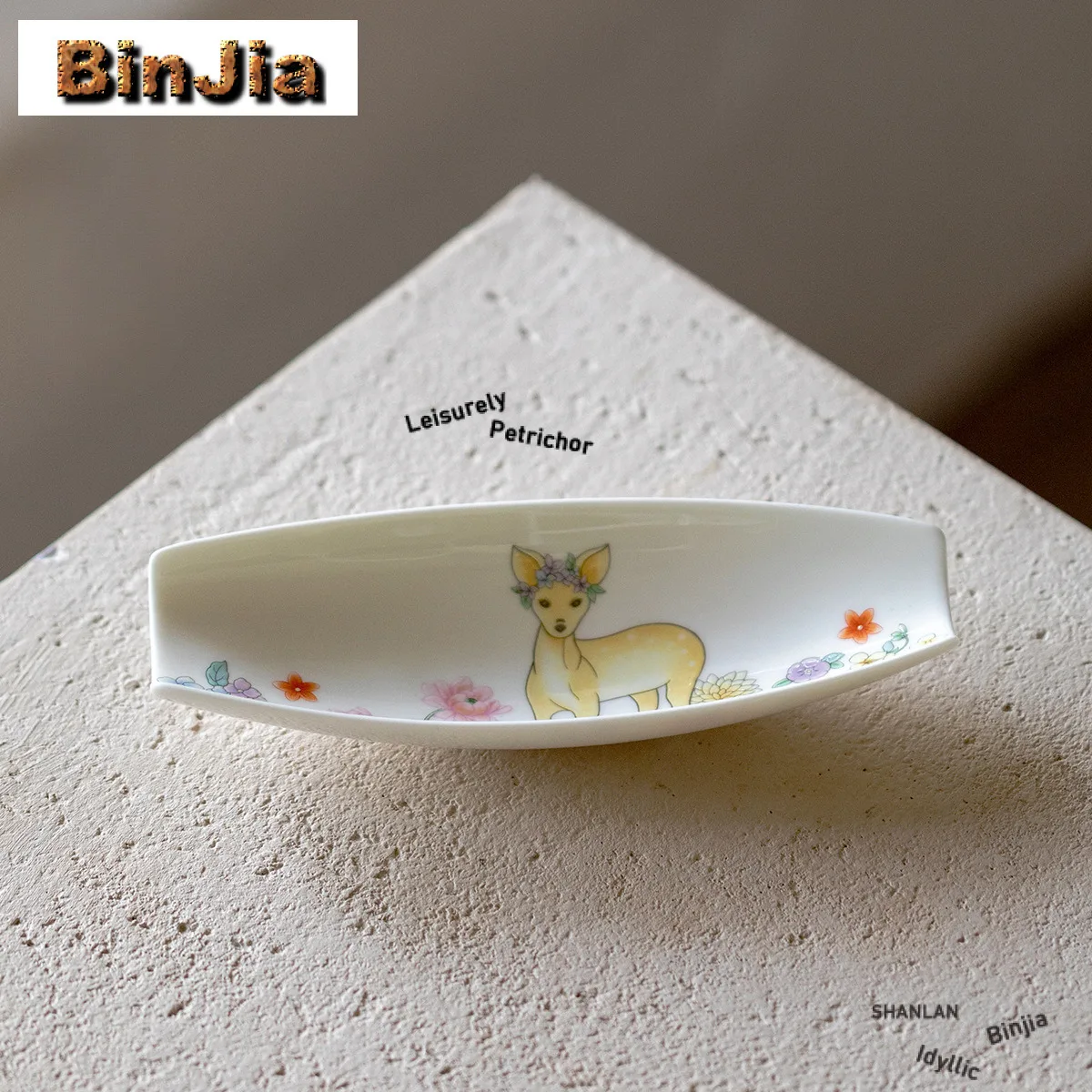 

Ручная роспись Цветы оленя, совок для чая, японская лопата, бытовой пробуждающий ковш для чая, китайский чайный сервиз, принадлежности для рукоделия