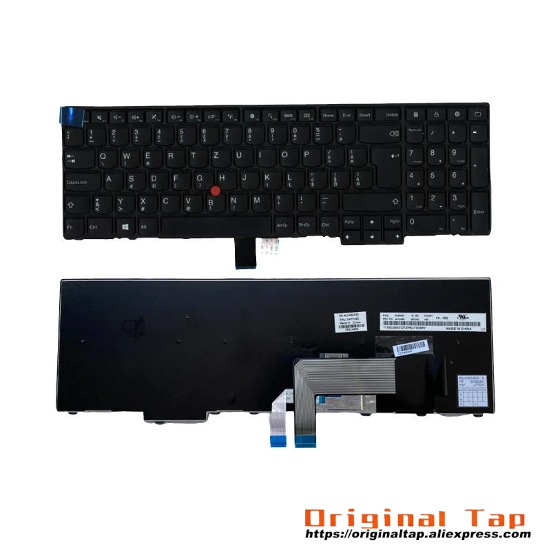 SK Slovakian Keyboard for Lenovo Thinkpad P50s T560 W540 T540p W541 T550 W550s L540 L560 04Y2372 00PA599 00PA640 04Y2450