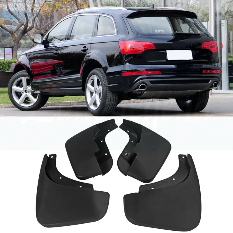 for Audi Q7 4L S-line 2007 2008 2009 2010 2011 2012 213 2014 2015 Mudguards Mudflaps Fender Guards Splash Mud Flaps Accessories