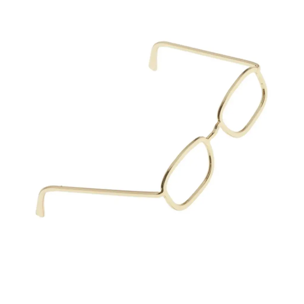 Accessorio per occhiali in lega per action figure Puntelli per occhiali realistici in scala 1/6 per bambole e figure