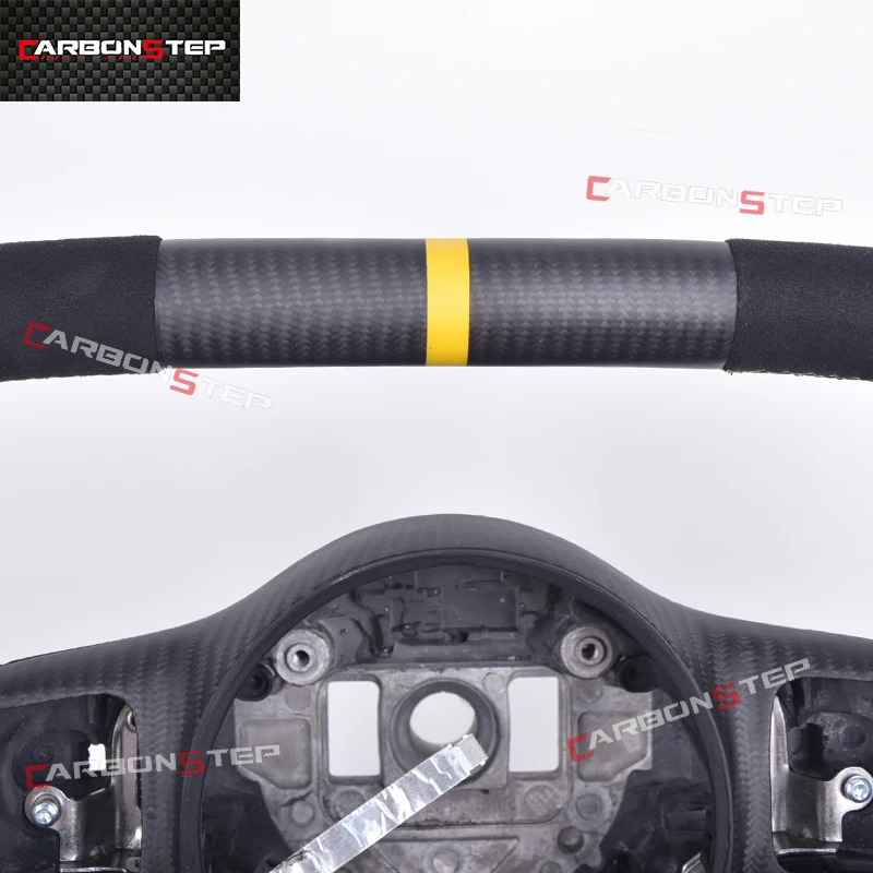 Fit for Mercedes-Benz a E S C G C-lass W205 W204 W212 W211 W213 W222  Upgrade New Carbon Fiber Steering Wheel view 3