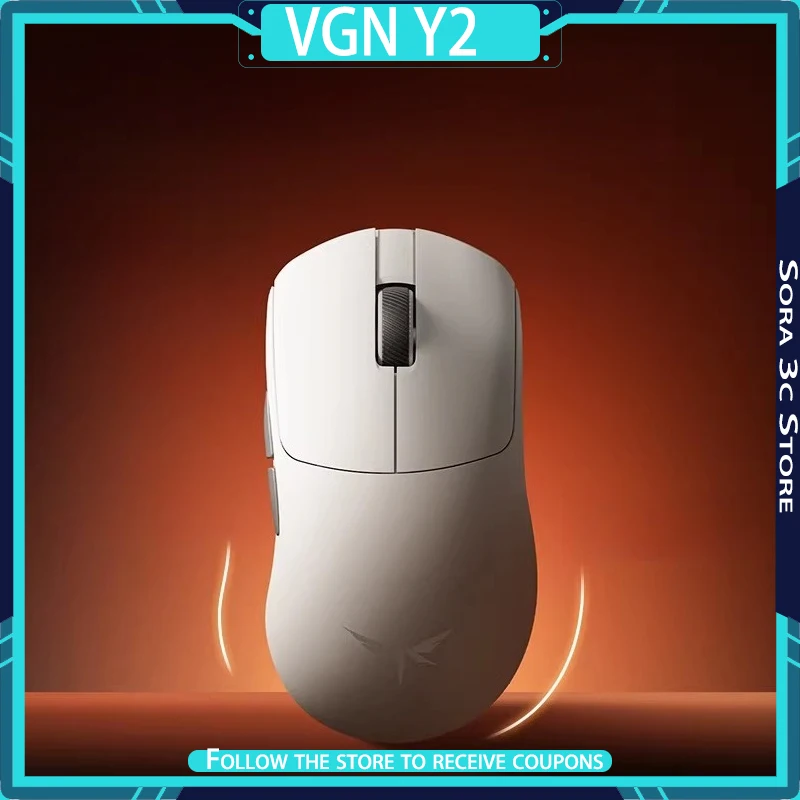 

Беспроводная мышь VGN Flying Dragon Y2 Pro Max Y2 Master Version PAW3395/3950 Dual 8K Polling Эргономичная игровая мышь для киберспорта ПОДАРОК