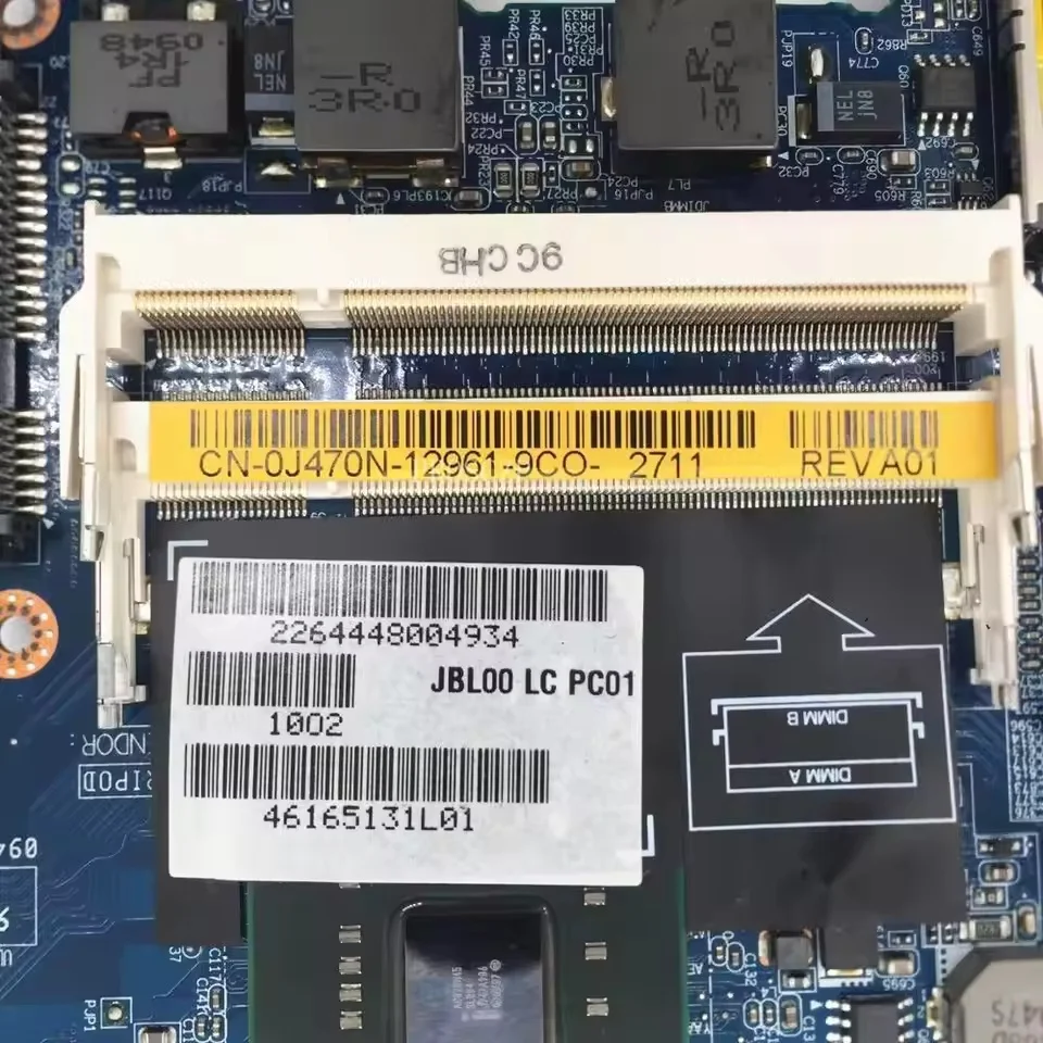 

JBL00 LA-3805P CN-0J470N 0J470N J470N Free Shipping High Quality Mainboard For Dell E6400 Laptop Motherboard 100% Working Well