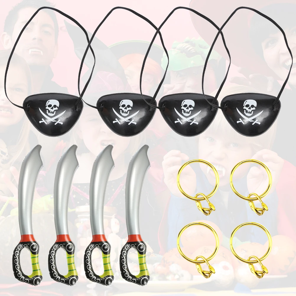 Piratenkostuumsets Premium materiaal Eco-vriendelijke Halloween-rekwisieten Cosplay Supply Masquerade Party Suit Fotografie Piraat