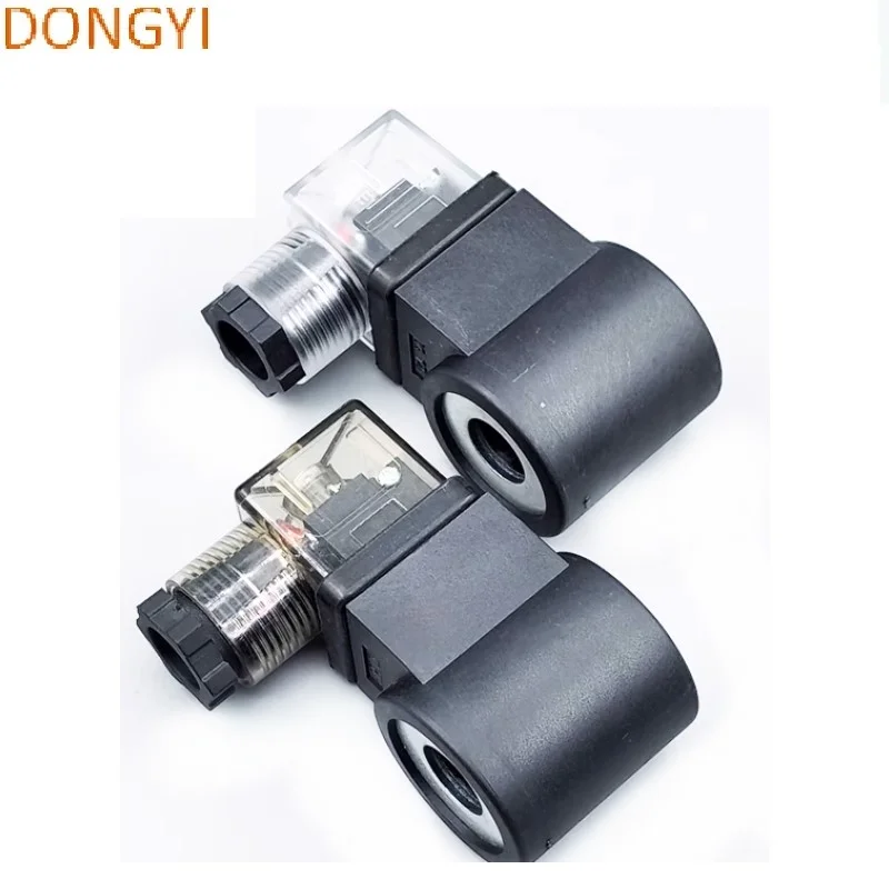 Tail lift solenoid valve coil hole 13mm Height 37mm Hydraulic cartridge valve control valve AC220V/AC110V/AC24V/DC48V/DC24V