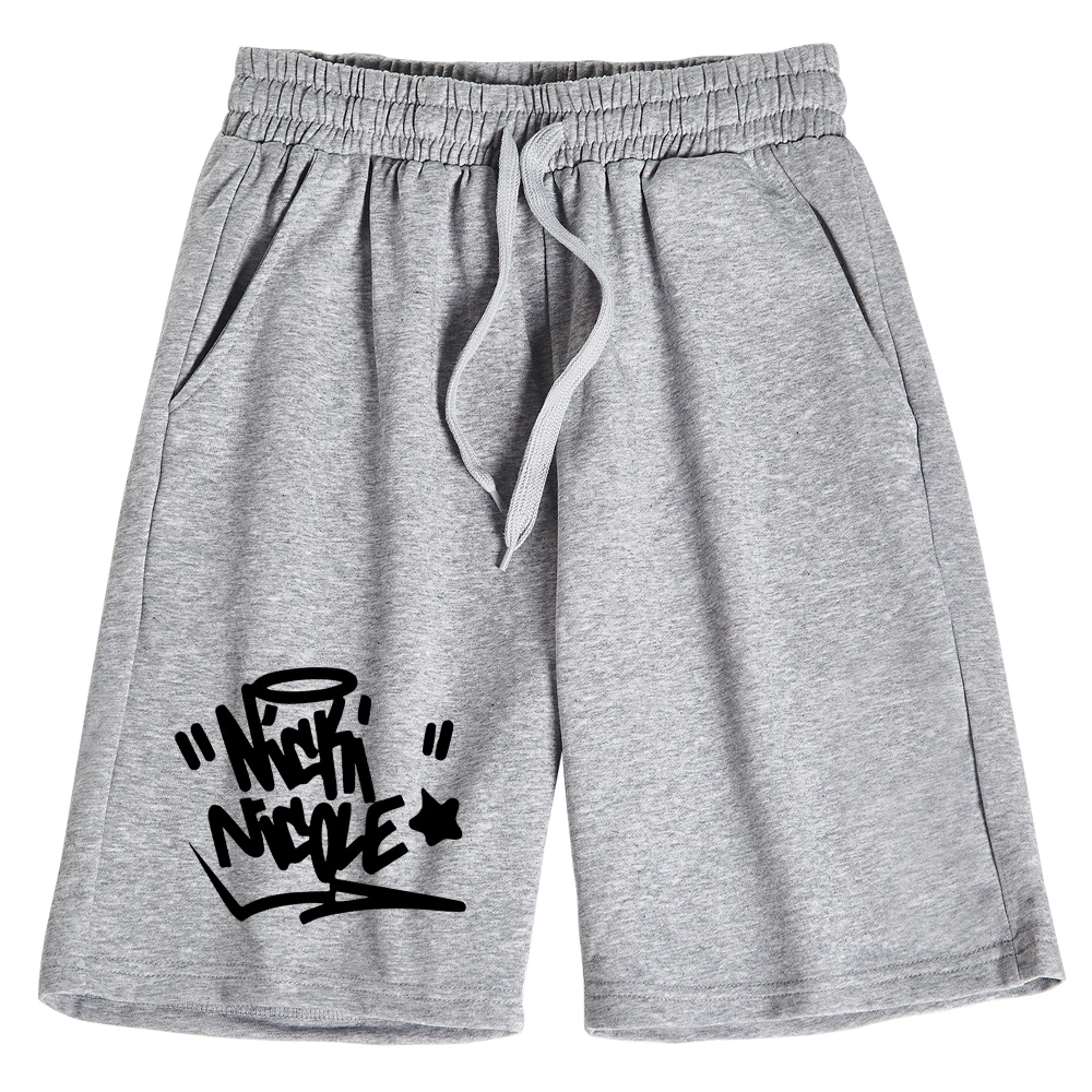 Nicki Nicole ALMA World Tour New Album Pants Unisex Men Women Street Style Cotton Short Pants