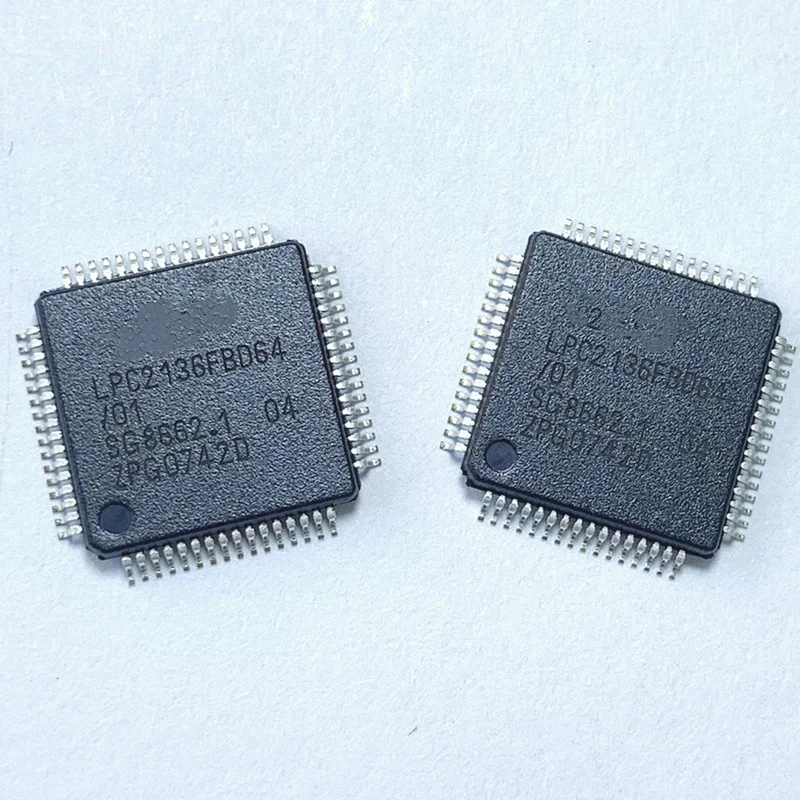 Lpc2136fbd64 IC 32-Bit, Flash, 60 Mhz, RISC Microcontroller, Pqfp64, 10 X 10 Mm, 1.40 MM Height New Original In Stock