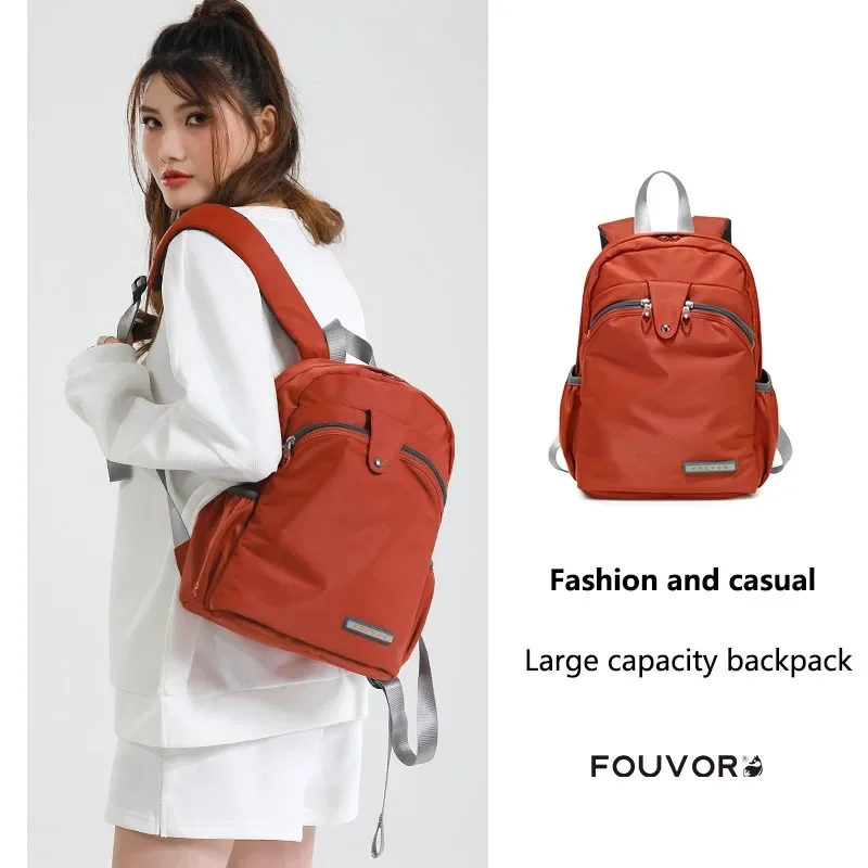 

EPOL Women's Backpack Travel Sports Small Nylon School Backpacks Trend 2025 Casual Waterproof Teenage Youth School Bags 2587-11