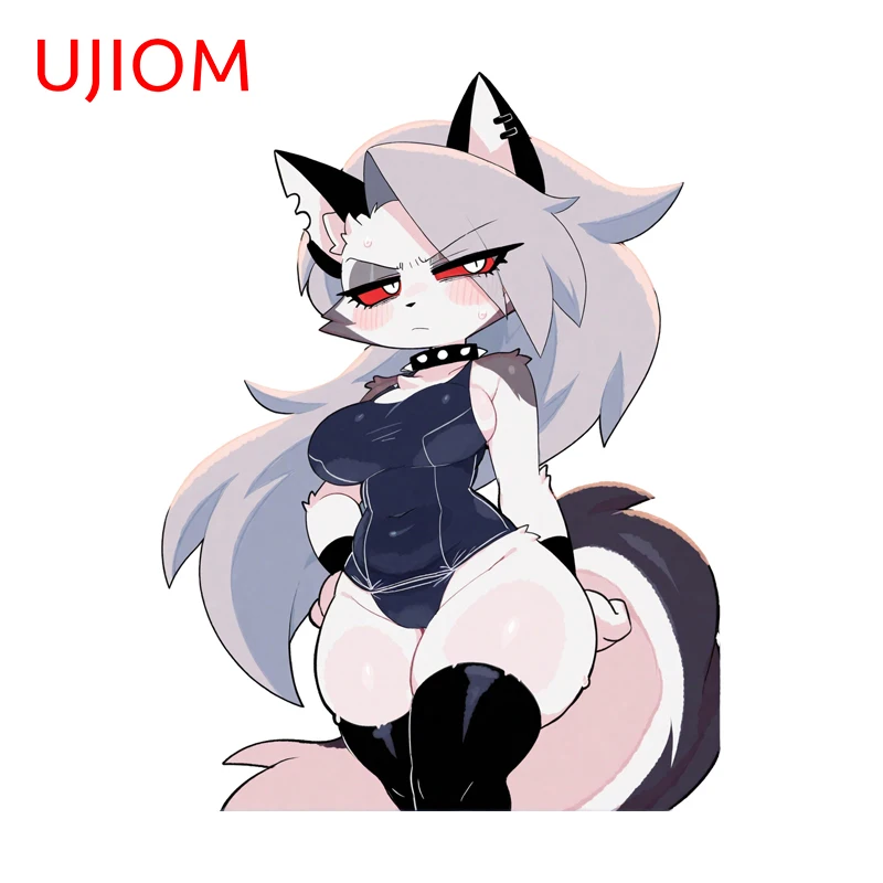 UJIOM Loona Cute Girl Wall Sticker Premium Enchanting Design Animelover Customizable Decal Suitable For Air Conditioner Decor