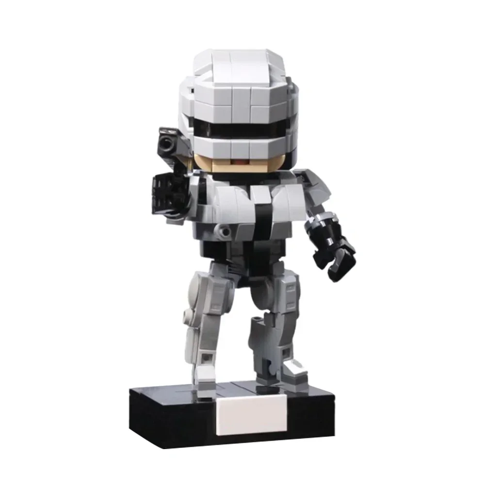 

Ekbrick MOC Robocop робот Кирпичи Модель экшн-фильма робокоп Механическая война полиция строительный блок Обучающие игрушки подарки