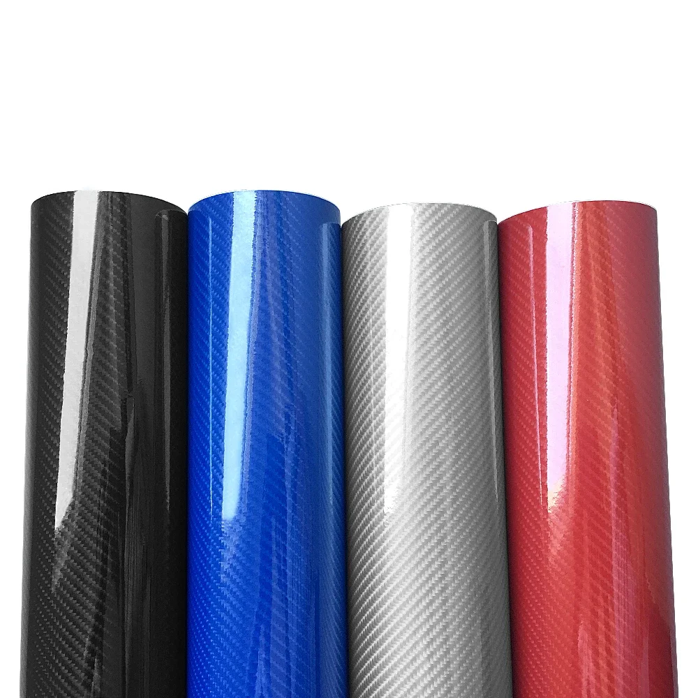 

50x600 см автомобильная пленка рулон ПВХ 5D углеродное волокно наклейки и наклейки высокая глянцевая защитная виниловая пленка для автомобиля внешние аксессуары