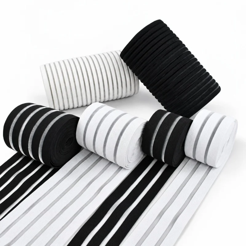 2/5/10M Ultra-thin Breathable Soft Elastic Bands 5/9/17cm Widened Rubber Band for Sewing Elasticity Corset Waistband Supplies
