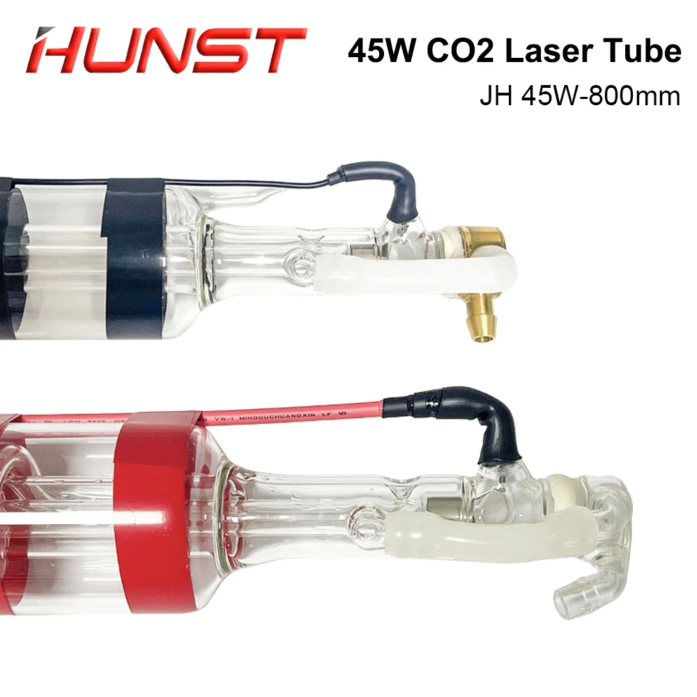 Hunst JH 45 واط CO2 أنبوب ليزر قطر 50 مللي متر طول المصباح بالليزر 800 مللي متر لآلة قطع النقش #5