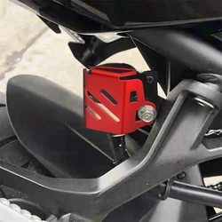 For SUZUKI GSR750 GSR 750 2011-2019 2020 Motorcycle Rear Brake Pump Fluid Tank Oil Cup Reservoir Guard Cover Protect Accessories