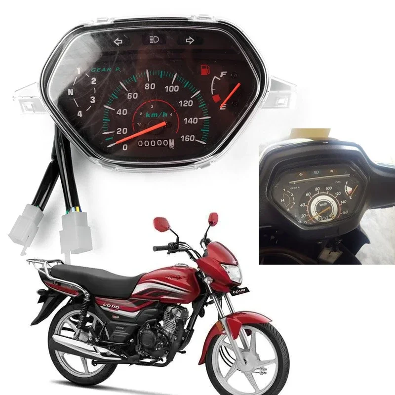 

2023 199Km Digital Motorcycle Speedometer LED Dashboard RPM for EX5 Class1 CX DX Honda Wave100 CD100 Alpha Ori Tokyoda DY110-2F