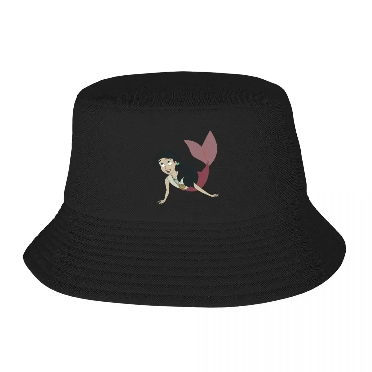 Melody the Mermaid Bucket Hat Hood Golf Cap For Man Women's