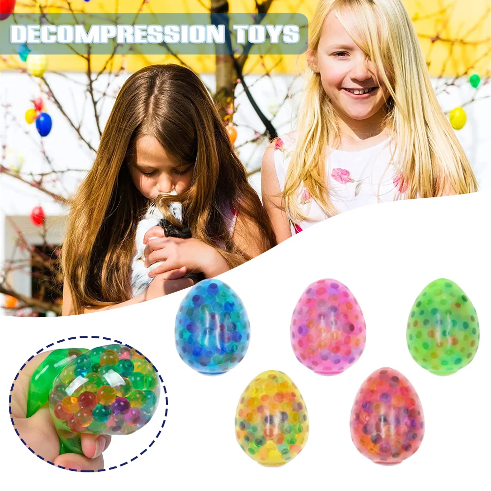 Squeeze Decompression Egg Easter Bubble Fidget Ball Sensory Finger Stress Toy