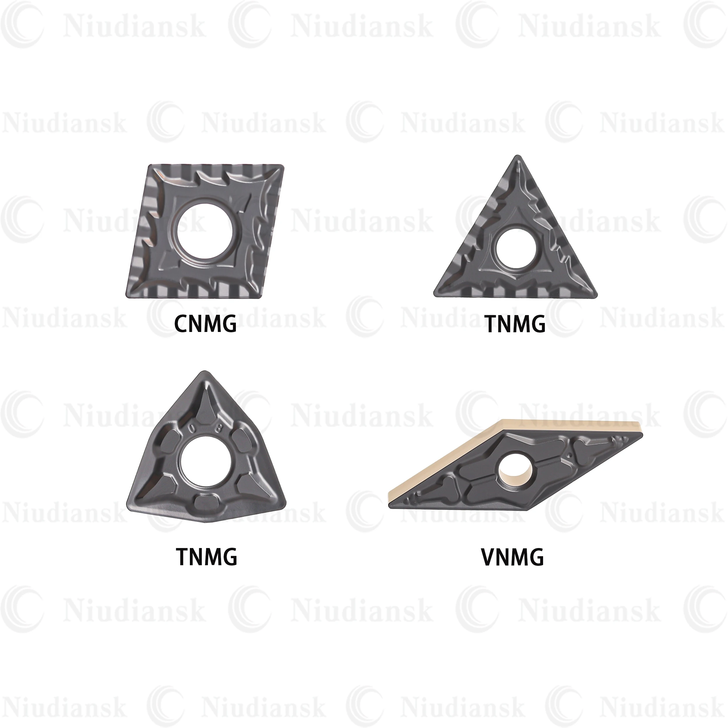 Utensili per tornio CNC lega di metallo duro lame per tornitura a due colori TNMG WNMG CNMG VNMG CQ TM NK9218 serie utensili per tornitura esterna in lega dura