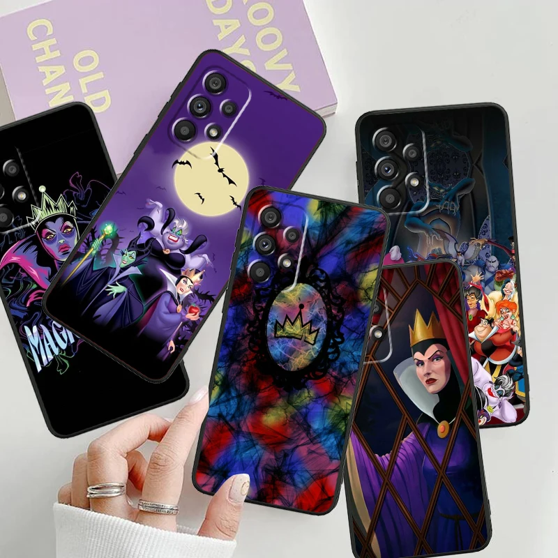 Disney Evil Queen Fairy Tales For Samsung A53 A52 A33 A32 A51 A71 A21S A13 A73 A55 A22 A23 A35 A72 A54 A12 5G Black Soft