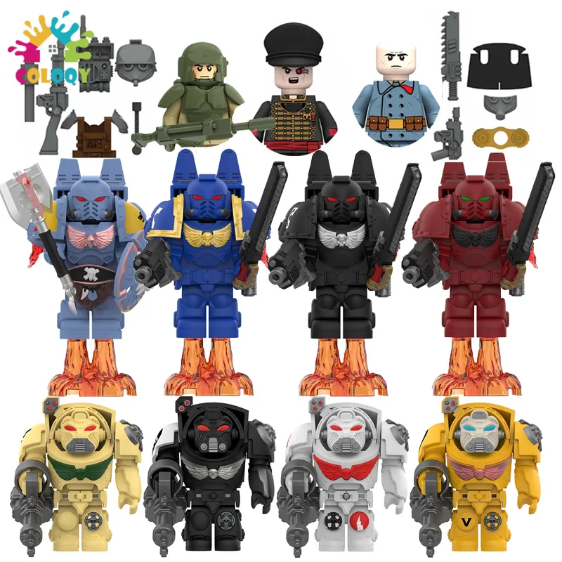 

Kids Toys Game Anime Cartoon Building Blocks Steel Armor Soldiers Mini Action Figures Toys For Kids Christmas Gifts