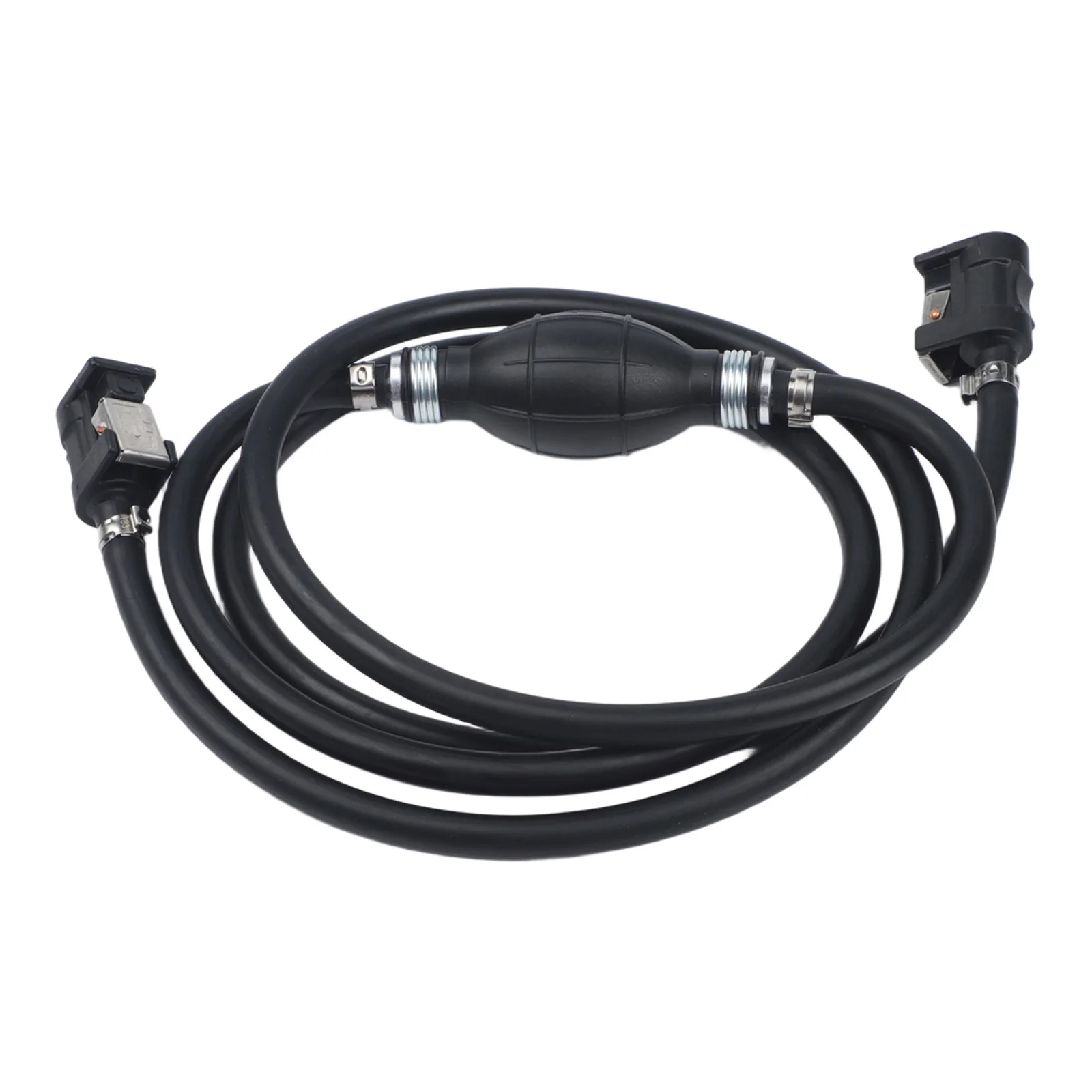 Extended 2 Meter Fuel Line Assembly for 8mm and 6mm Marine Applications with Robust Materials for Dependable Performance