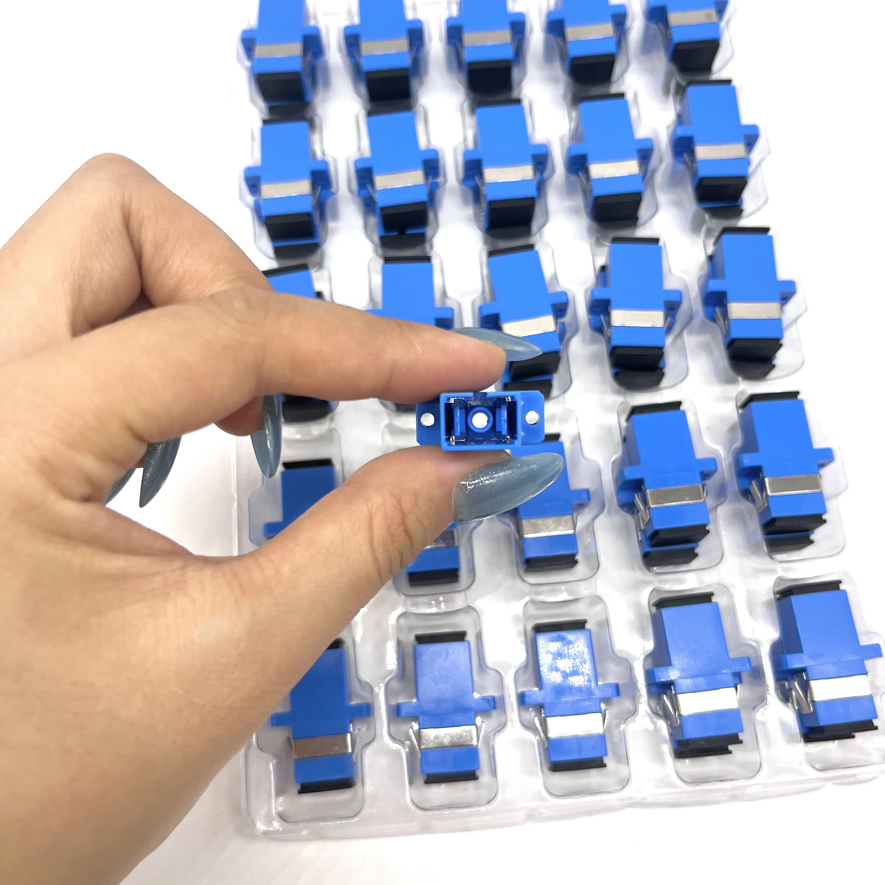 sc-apc-upc-シンプレックス-シングルモード光ファイバーアダプター-プラスチック光ファイバーフランジコネクターカプラー-ftth-ネットワーク