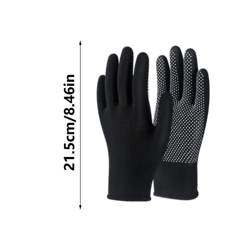 5 paires gants travail en nylon