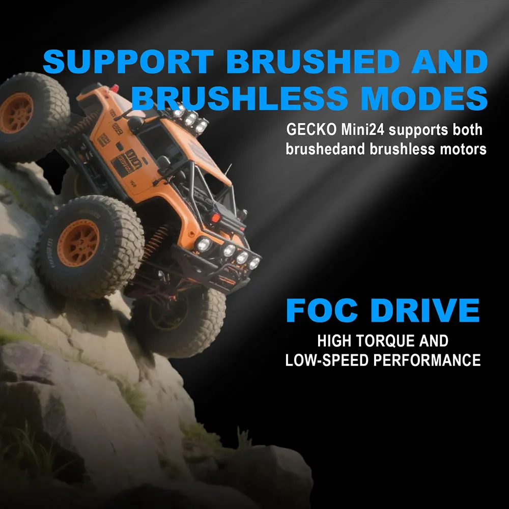 

ROCKET-RC GECKO 1212/1212PRO 3500KV Brushless Sensonrless Motor Mini24/Mini24PRO ESC 2-3S for 1/24 1/18 1/16 RC Car TRX4M SCX24