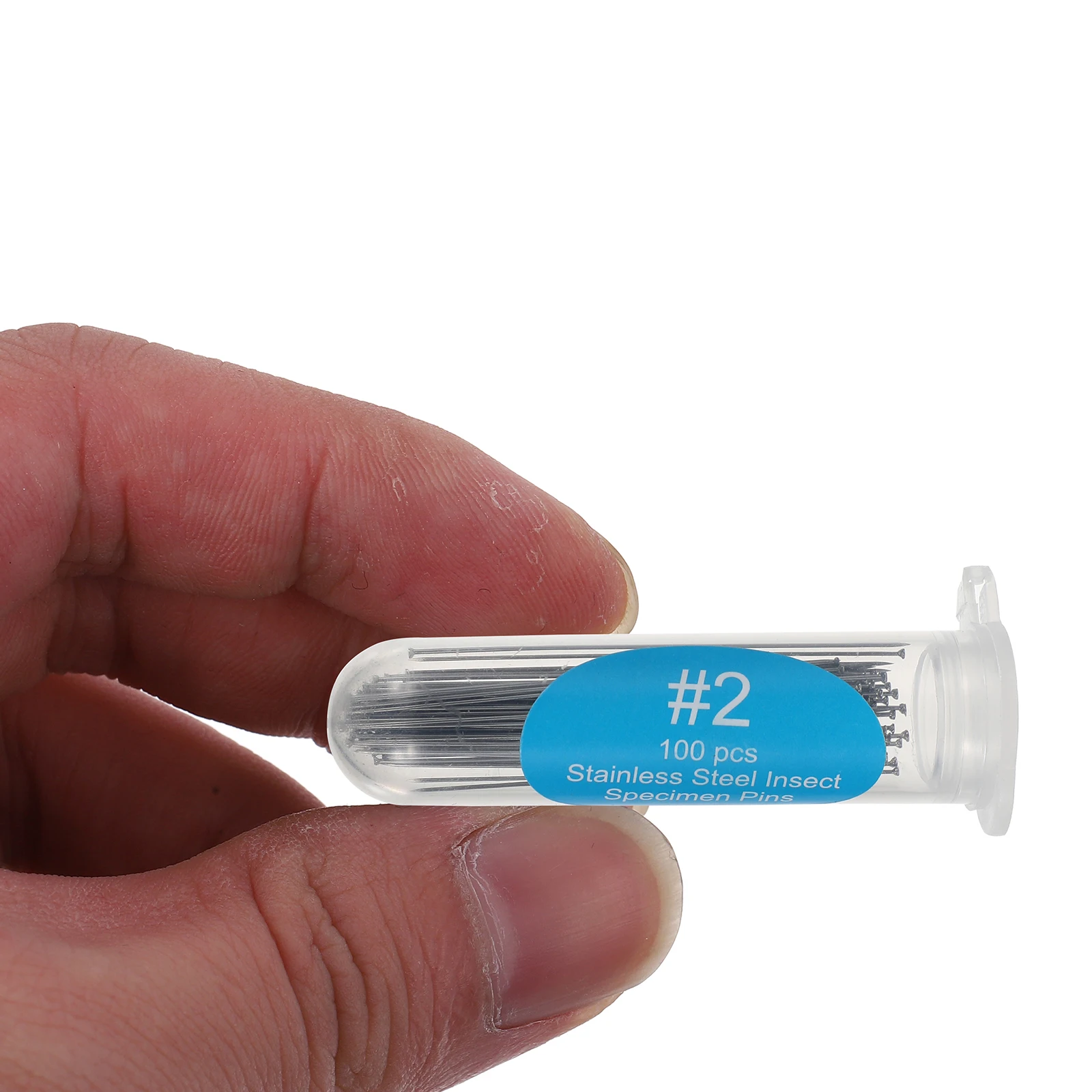 

100 Pcs Integrated Insect Needle Pin Stainless Steel Dissection Specimen Collectors