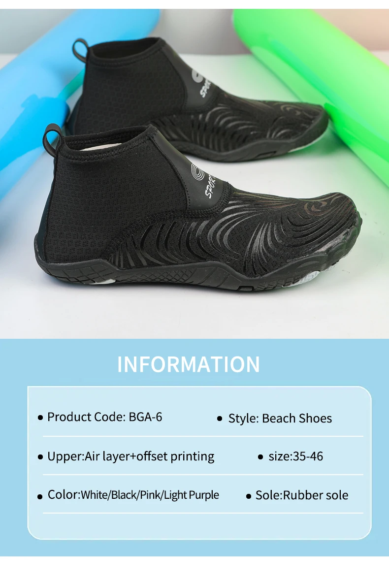 EOCENE High-Top Wasserschuhe für Tauchen, Indoor-Springseiltraining, Yoga, Barfuß-Schwimmen, Strand, Schnorcheln, Surfen, Fitness, Schnittschutz – Detail 6