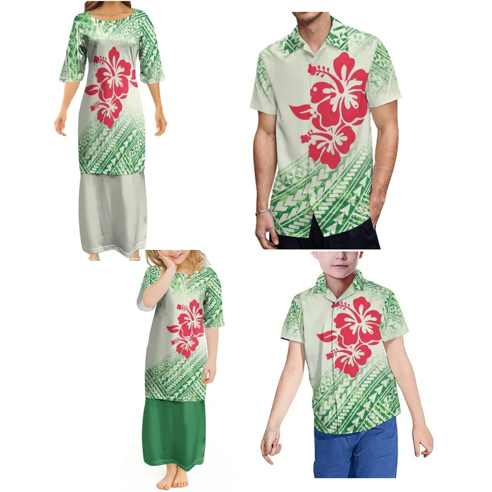 

fguhjkl Polynesian Hawaiian Pacific Island Ethnic Style Fashionable Beach Aloha Top Shirt