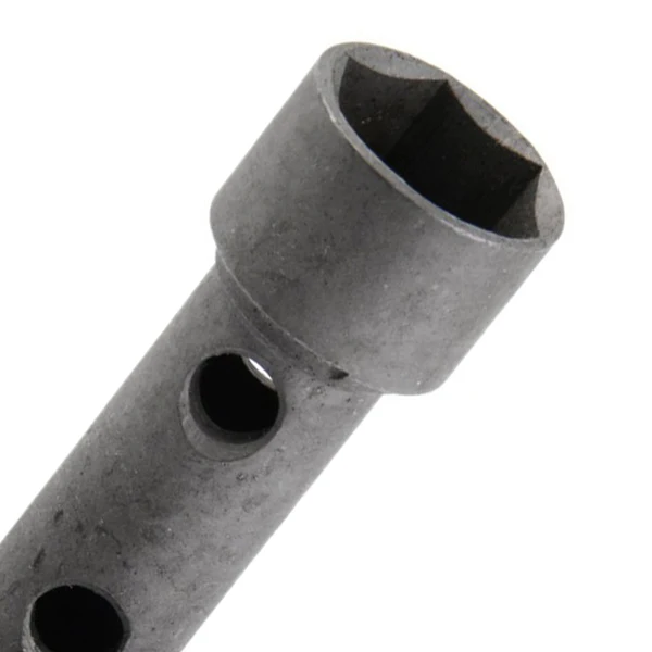 Doppel end werkzeug buchse Sechs kant schlüssel kasten Zündkerze Reparatur 19mm 21mm grau