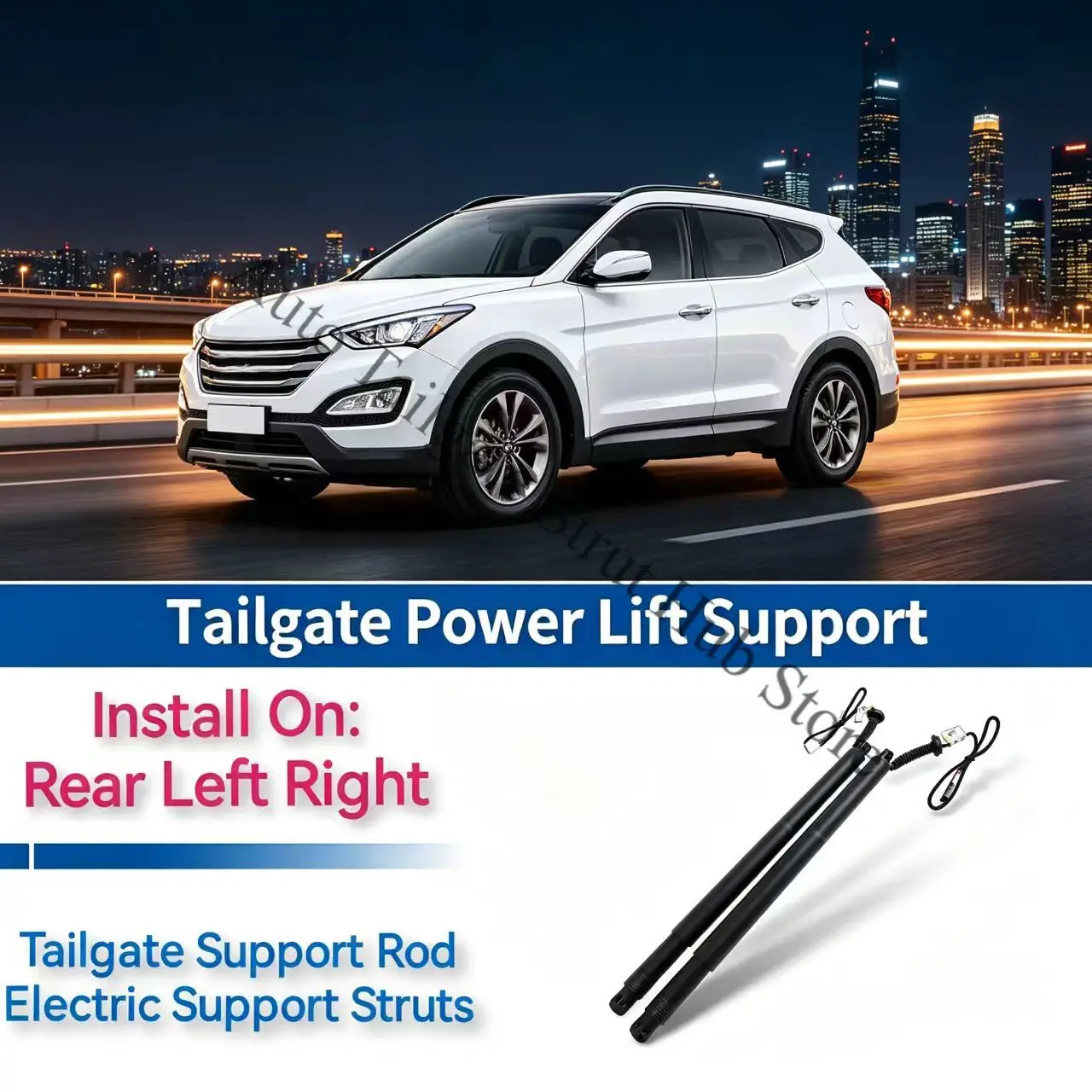 51247318651 51247318652 FOR 2015-2019 BMW X6 F16 F86 Rear Tailgate Power Lift Support  Electric Trunk Hatch Strut Single Plug