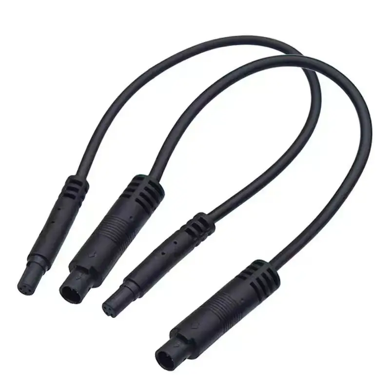 Driving Recorder Reverse View Camera Adapter Cable, 4-pin Male To Male Dual Female Extension Cable Conversion