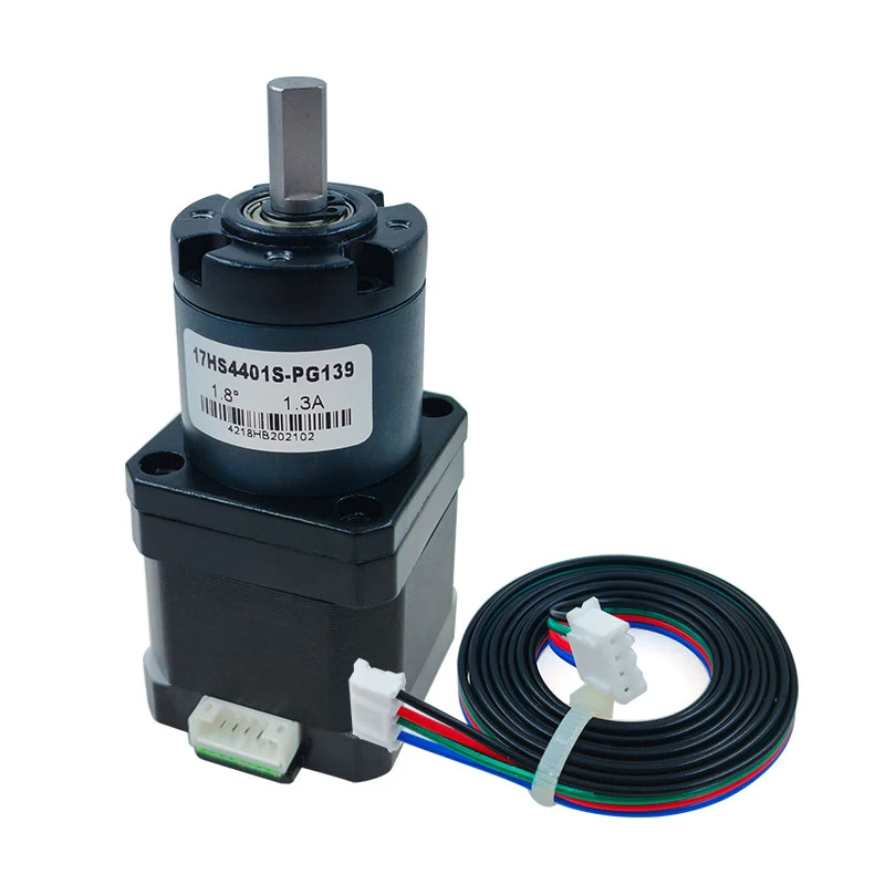 3.71:1 -139:1 ratio NEMA17 42BYG stepper motor 40mm body length with planetary gear stepping motor with gearbox 